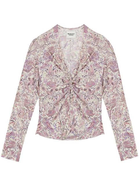 MARANT ÉTOILE Zekia blouse - Neutrals - zdjęcie produktu nr 1