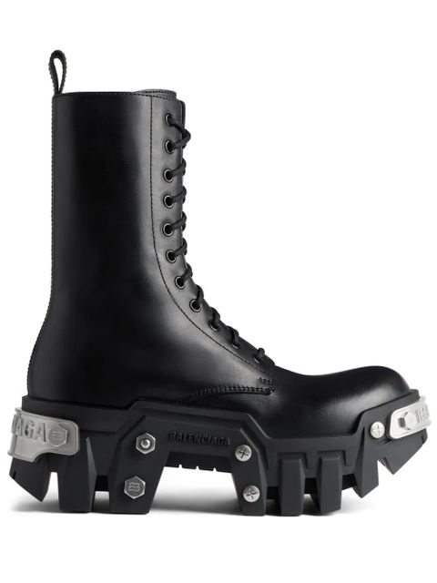 Balenciaga Bulldozer platform lace-up boots - Black - zdjęcie produktu nr 1