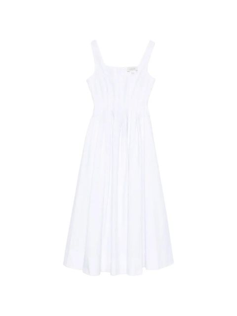 Sportmax Giro square-neck A-line maxi dress - White - zdjęcie produktu nr 1