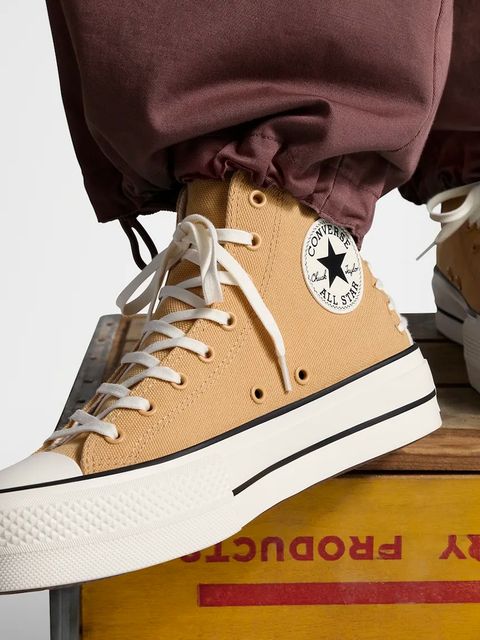 Converse trampki Chuck Taylor All Star Lift kolor żółty A12551C