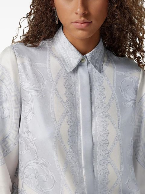 Versace La Coupe des Dieux silk shirt - Blue
