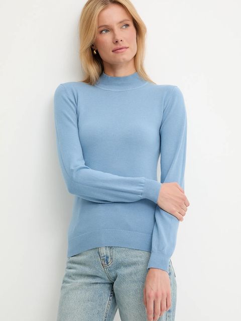 Answear.LAB sweter z kaszmirem damski kolor niebieski - zdjęcie produktu nr 1