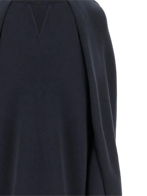 LOEWE crewneck cape sweatshirt - Blue
