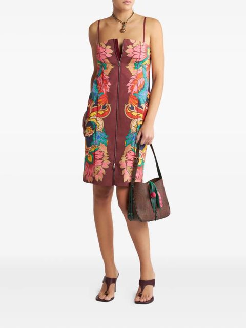 ETRO floral-print dress - Red
