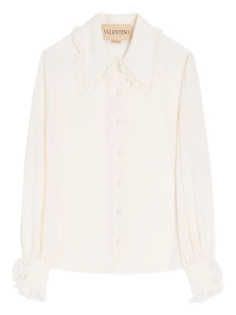 Valentino Garavani crepe-de-chine shirt - White - zdjęcie produktu nr 1