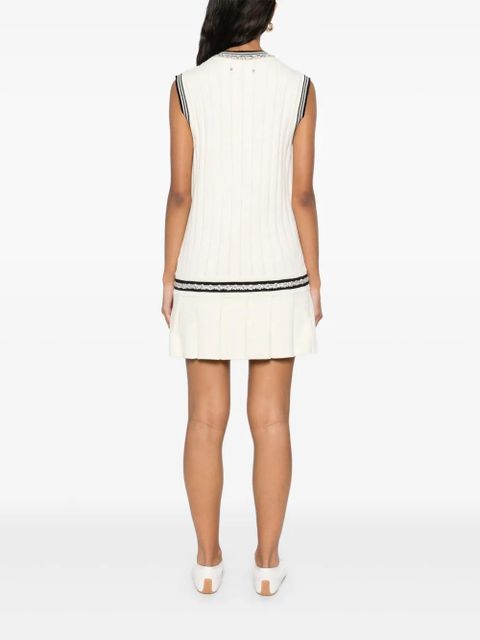 Golden Goose Varsity Marjory mini dress - Neutrals