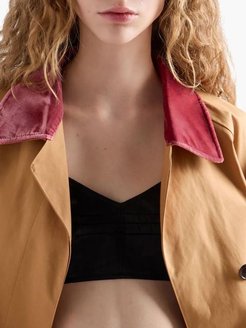 Prada cotton raincoat - Brown