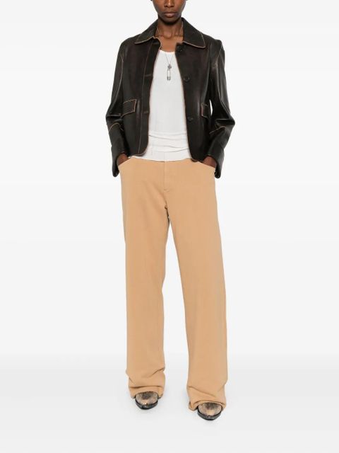 MM6 Maison Margiela cotton trousers - Neutrals