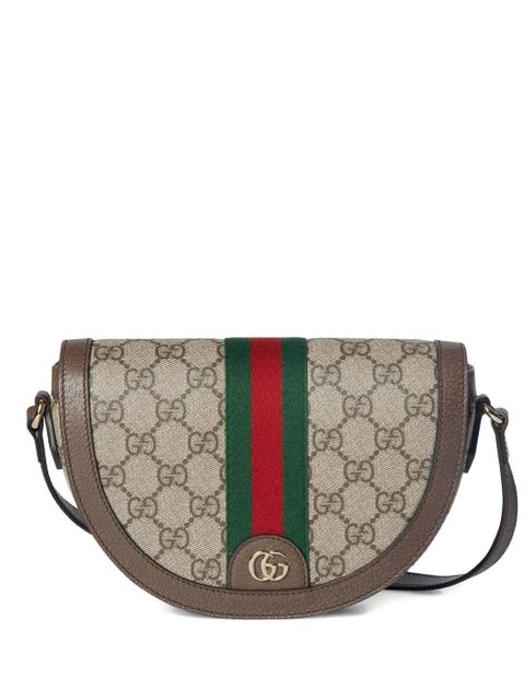 Gucci small Ophidia GG monogram cross body bag - Brown - zdjęcie produktu nr 1