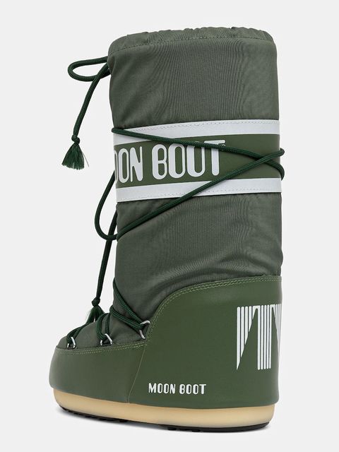 Moon Boot śniegowce MB ICON NYLON kolor zielony 80D1400440 G016 - zdjęcie produktu nr 2