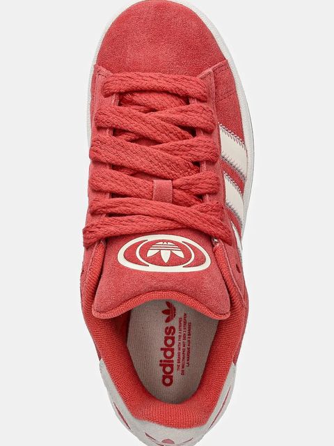 adidas Originals sneakersy zamszowe Campus 00S W damskie kolor czerwony JQ5805