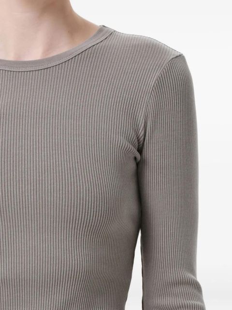 AGOLDE Neema ribbed T-shirt - Grey