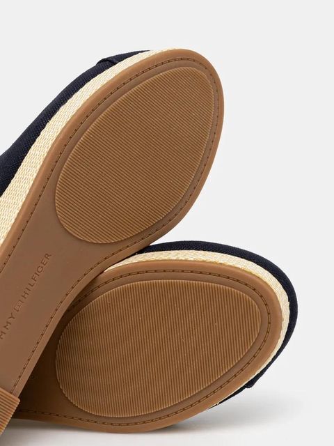 Tommy Hilfiger espadryle FLAG CLOSED TOE MID WEDGE ESPAD kolor granatowy FW0FW08657