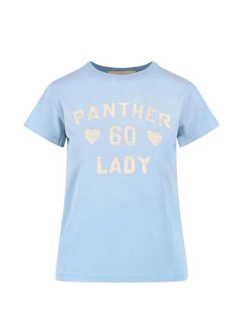 Valentino Garavani print-detail T-shirt - Blue - zdjęcie produktu nr 1