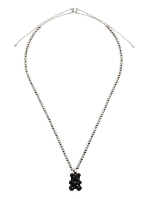 APM Monaco Mood Yummy Bear embellished necklace - Silver