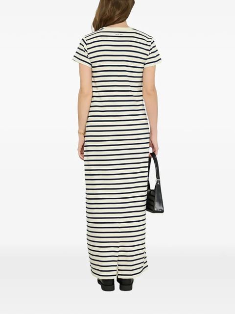 ANINE BING striped T-shirt dress - Neutrals