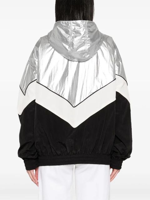 Golden Goose Letizia hooded windbreaker jacket - Silver