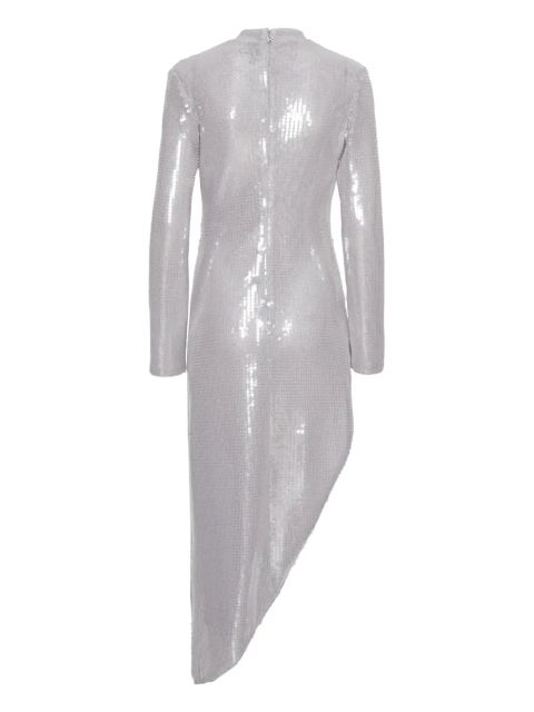 ROTATE BIRGER CHRISTENSEN sequin-embellished slit dress - Grey