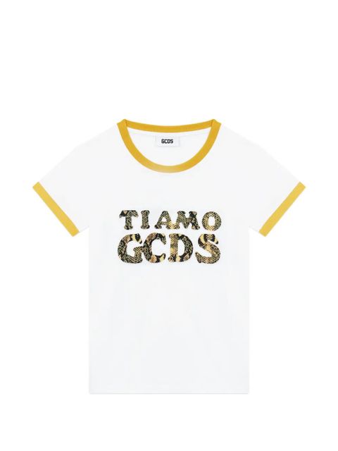 GCDS logo-detail T-shirt - White - zdjęcie produktu nr 1