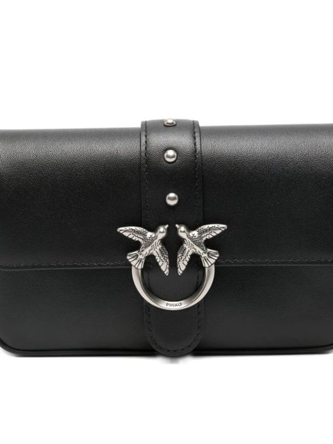 PINKO Love One birds cross body bag - Black