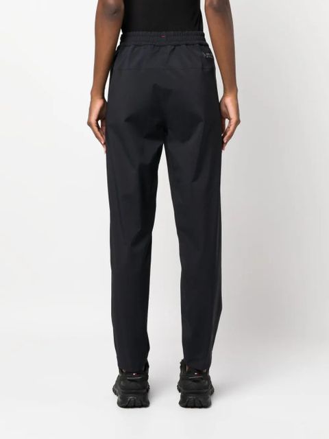 Moncler Grenoble adjustable-waist straight-leg trousers - Black