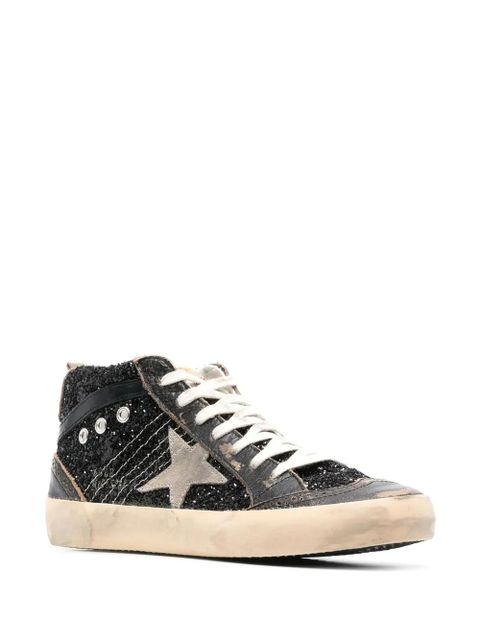 Golden Goose GG Mid Star lace-up sneakers - Black