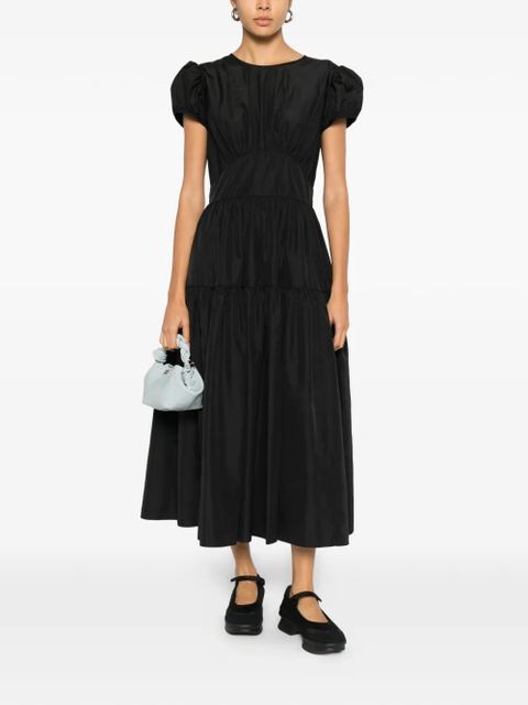 Cecilie Bahnsen tiered puff-sleeve dress - Black - zdjęcie produktu nr 2