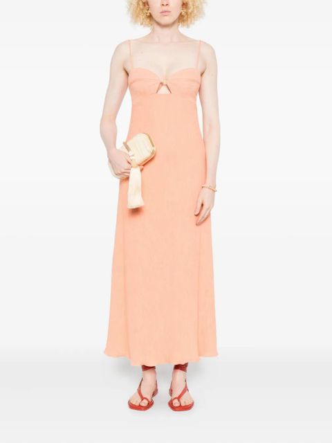 Johanna Ortiz Dream Spinner midi dress - Orange