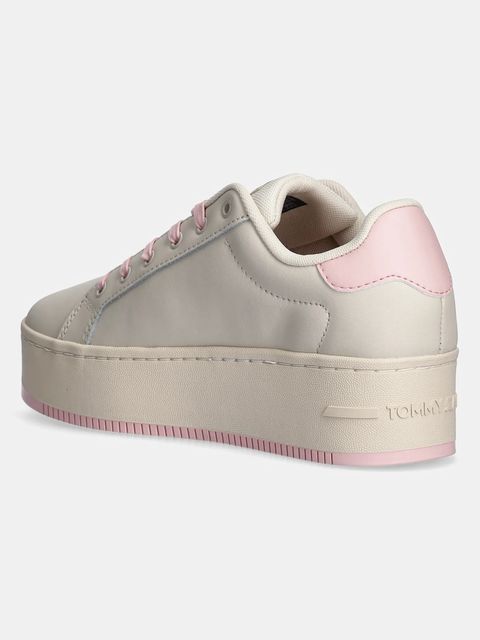 Tommy Jeans sneakersy skórzane TJW FLATFORM ESS