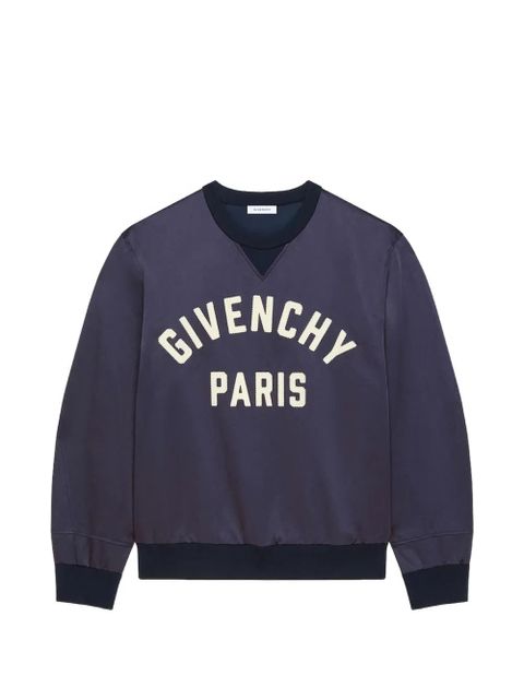 Givenchy logo-lettering sweatshirt - Blue - zdjęcie produktu nr 1