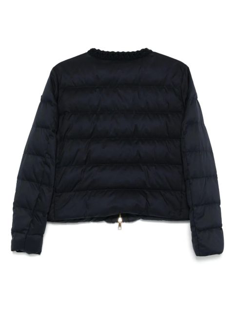 Moncler quilted-trimmed down jacket - Blue - zdjęcie produktu nr 2
