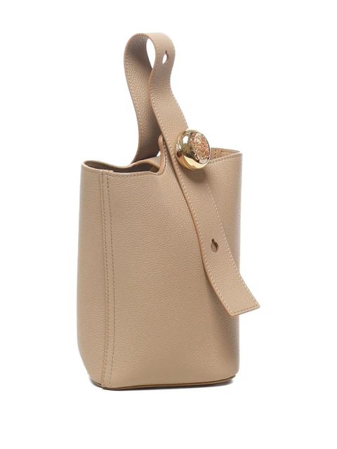 LOEWE mini Pebble bucket bag - Neutrals