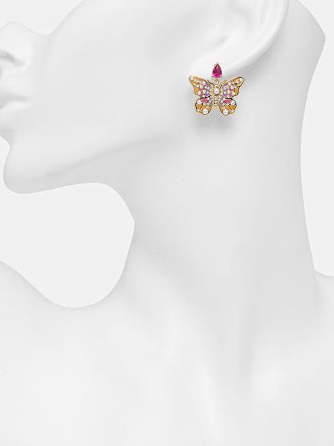 Guess kolczyki damskie ze stali nierdzewnej BORBOLETA - zdjęcie produktu nr 1