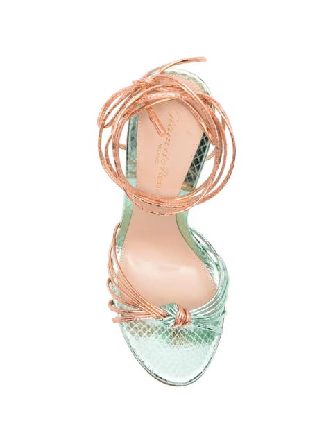 Gianvito Rossi Ricaye round-toe sandals - Green