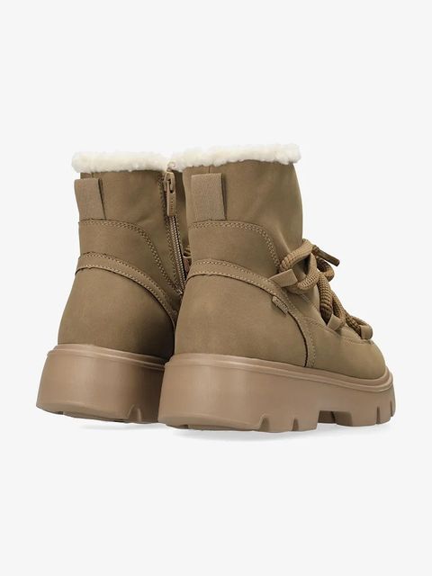 Mexx botki SIGMAR RHYTHM damskie kolor beżowy na płaskim obcasie lekko ocieplone MI001708253W-01 - zdjęcie produktu nr 2