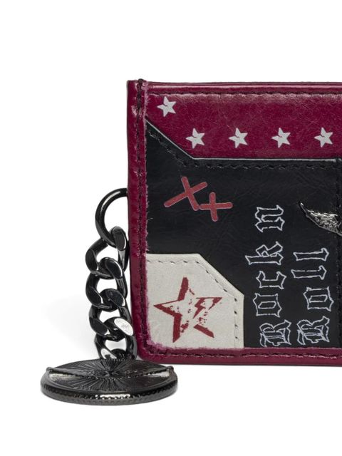 Zadig&Voltaire Sunny Pass Punk cardholder - Black