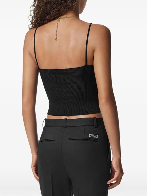 Versace Safety Pin crop top - Black - zdjęcie produktu nr 2