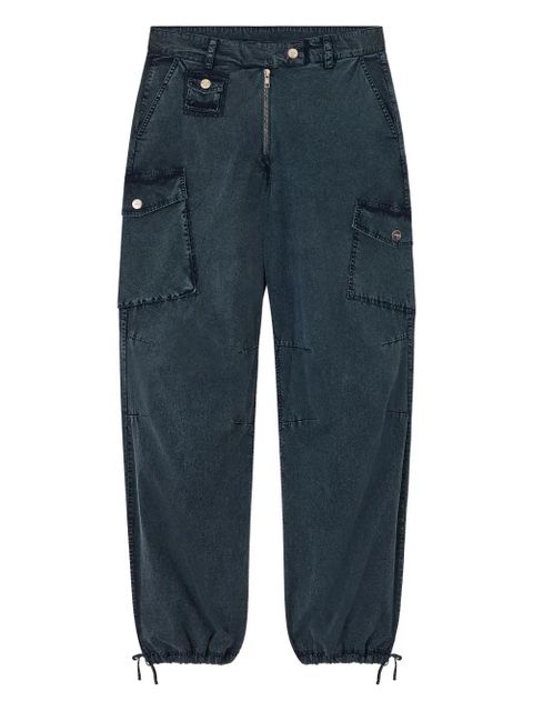 GANNI cargo-pockets trousers - Blue - zdjęcie produktu nr 1