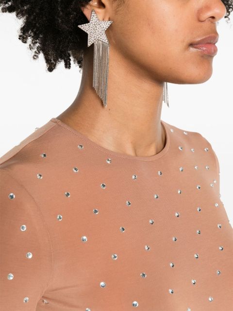 Rabanne crystal-embellished maxi dress - Brown