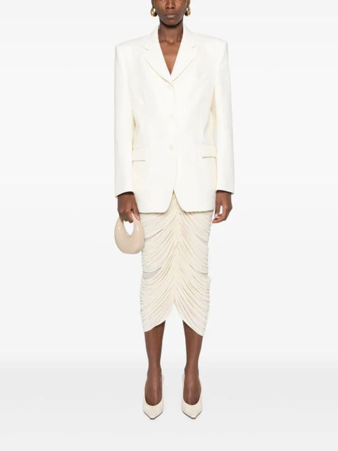 Magda Butrym single-breasted blazer - Neutrals