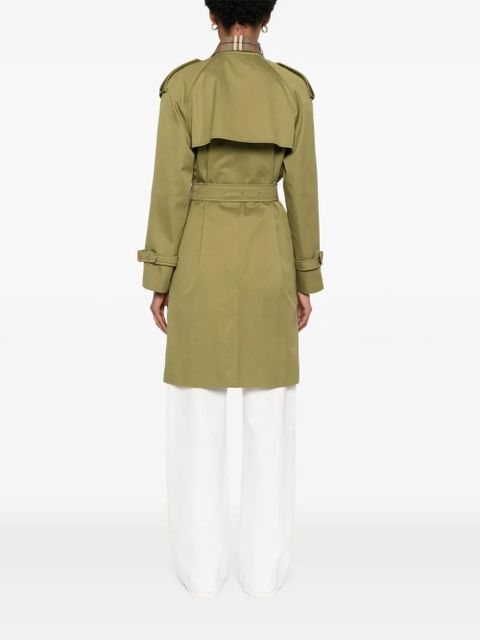 Burberry Castleford double-breasted trench coat - Green