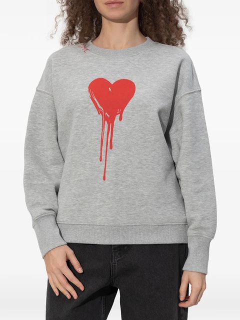 Zadig&Voltaire heart graphic sweater - Grey