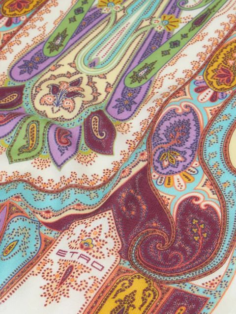 ETRO paisley-print jacquard scarf - Pink - zdjęcie produktu nr 2