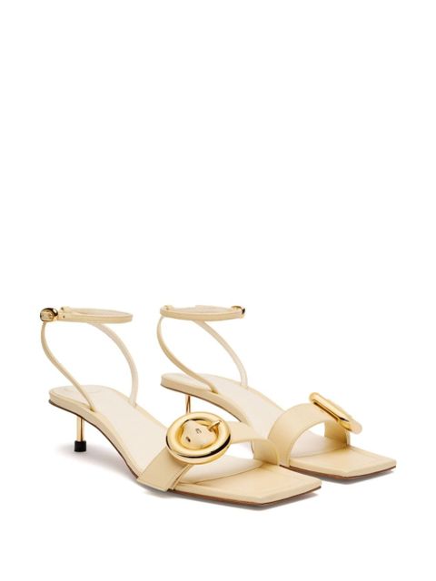 Jacquemus 40mm Les Regalo leather sandals - Neutrals