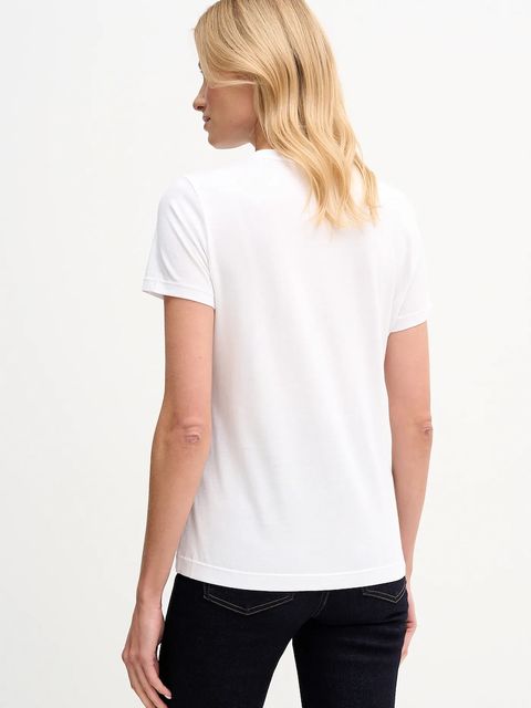 Dkny t-shirt damski kolor biały DJ6T1684