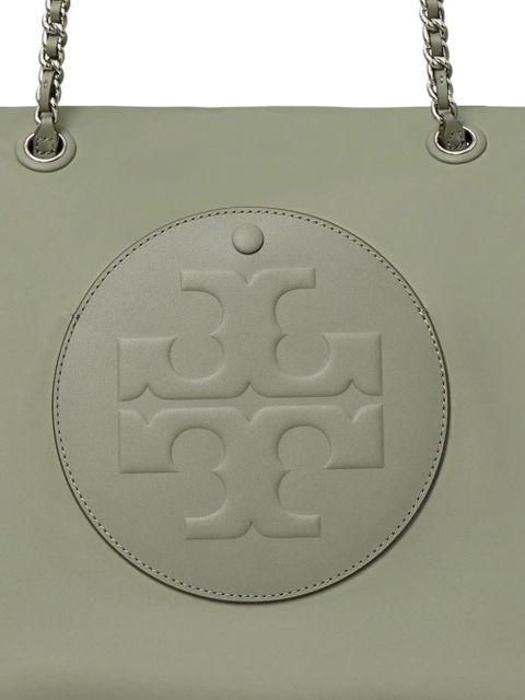 Tory Burch chain-strap logo-plaque tote bag - Neutrals
