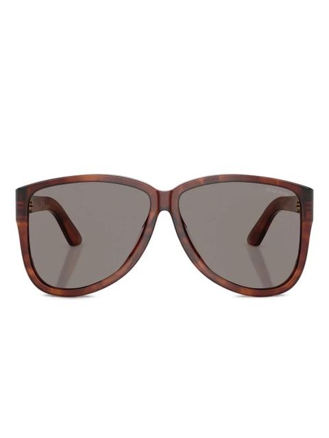 Miu Miu Eyewear tortoiseshell-pattern sunglasses - Brown - zdjęcie produktu nr 2