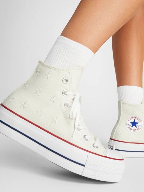 Converse trampki Chuck Taylor All Star Lift kolor biały A15538C - zdjęcie produktu nr 2