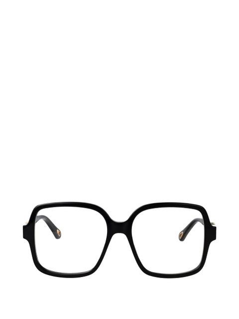 Chloé Eyewear oversized-frame glasses - Black - zdjęcie produktu nr 1