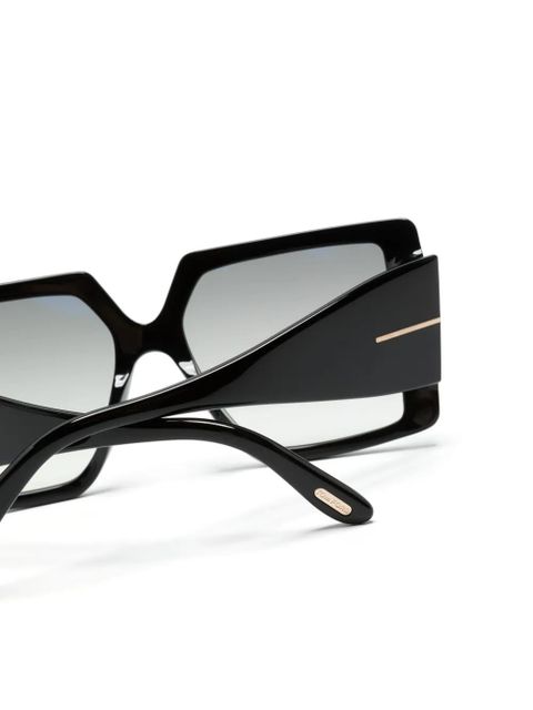TOM FORD Eyewear Quinn square-frame sunglasses - Black
